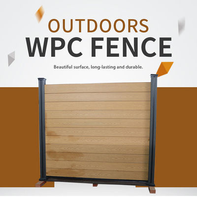 防火 耐久 屋外 WPC フェンシング パネル 設置 簡単 防水 砂吹き