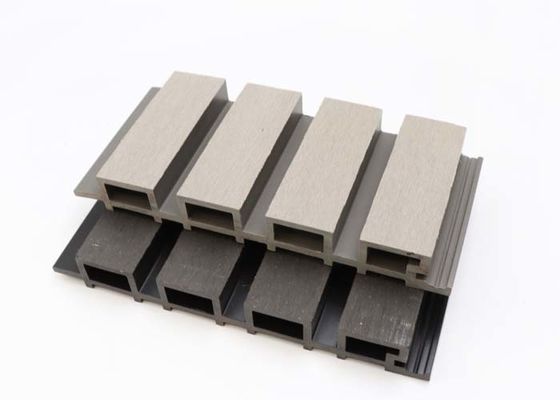 木プラスチック合成の26mm外部WPC壁パネル屋外WPCの壁のクラッディング