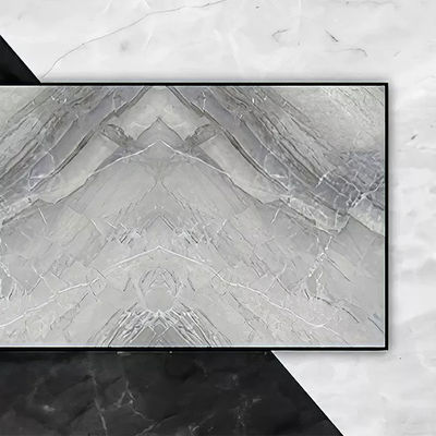 高い光沢のある1220x2440mm 3mmポリ塩化ビニールの壁パネル ポリ塩化ビニールの大理石の紫外線シート