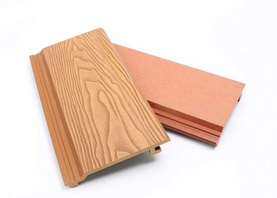 多数色のHDPE 148x21mm外部WPCの壁パネルの装飾材料