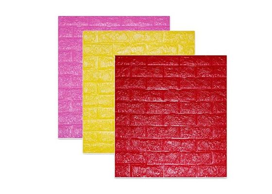 家の装飾のPEの泡の壁紙の寝室の壁紙自己接着3D 70x77cmの壁紙のステッカー