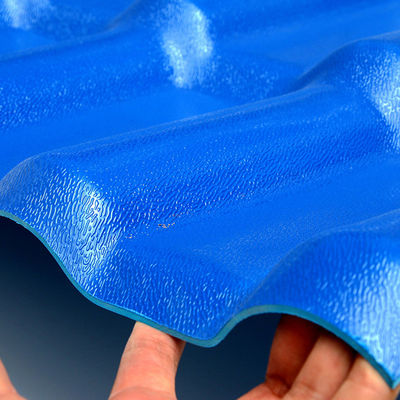 Asaの合成樹脂の屋根瓦波形ポリ塩化ビニールの鉄片UPVCのプラスチック屋根ふきシートを屋根瓦