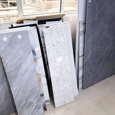 モダン 3D パターン 防火 PVC シャワー 壁面 豪華 バスルーム リノベーション 素材