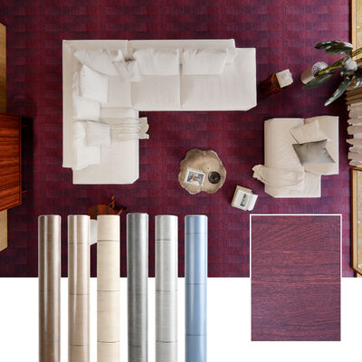 プレミアム0.3mm自己粘着ビニールフローリングステッカー（自宅オフィス用）