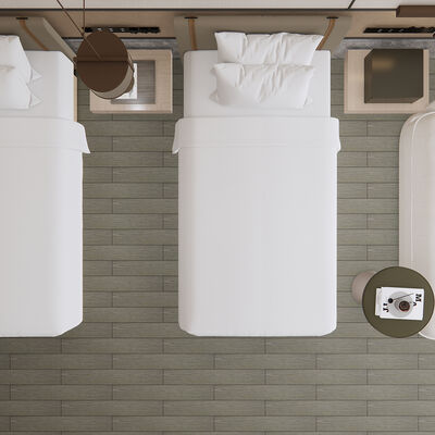 取り外し可能な0.7mm PVCビニールフローリングロールステッカー、強力な粘着裏地付き