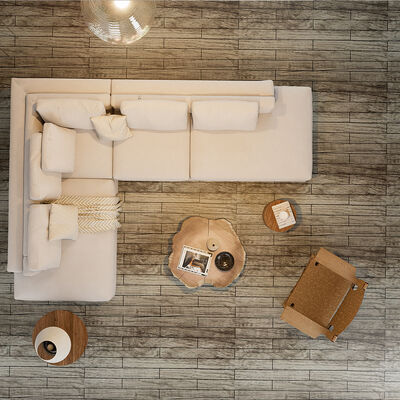 DIY愛好家が求める防水性剥離・粘着PVC床材ステッカー