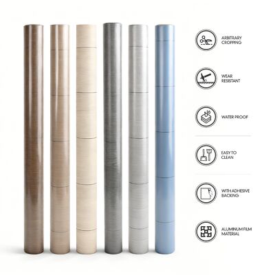 0.7mm アレッシブ フロアステッカー コルク または柔らかい質感のパターン