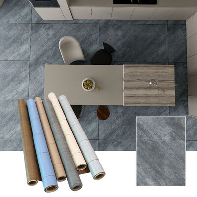 0.5mm 環境に優しいPVC自己粘着床ステッカー装飾材料