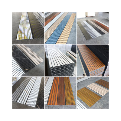 レストラン、病院、研究所で使用される優れた耐湿性・耐腐食性PVC製溝付き壁パネル