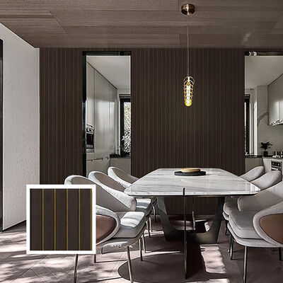 モダンなインテリアの天井壁装飾用の耐湿性の簡単に取り付けられるPVC溝付き天井壁パネル