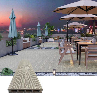 外部WPC壁パネル 外部防水複合木板 建物の装飾用