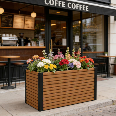 モダン 防水 防火 エコフレンドリー ライズドガーデンベッド プランターボックス アウトドア用