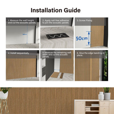 Acoustic Wall Panel for Interior Sound Absorption and Decoration