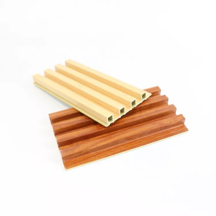 防水インテリアWPCウォールパネル、室内壁装飾用、簡単設置、メンテナンスフリー