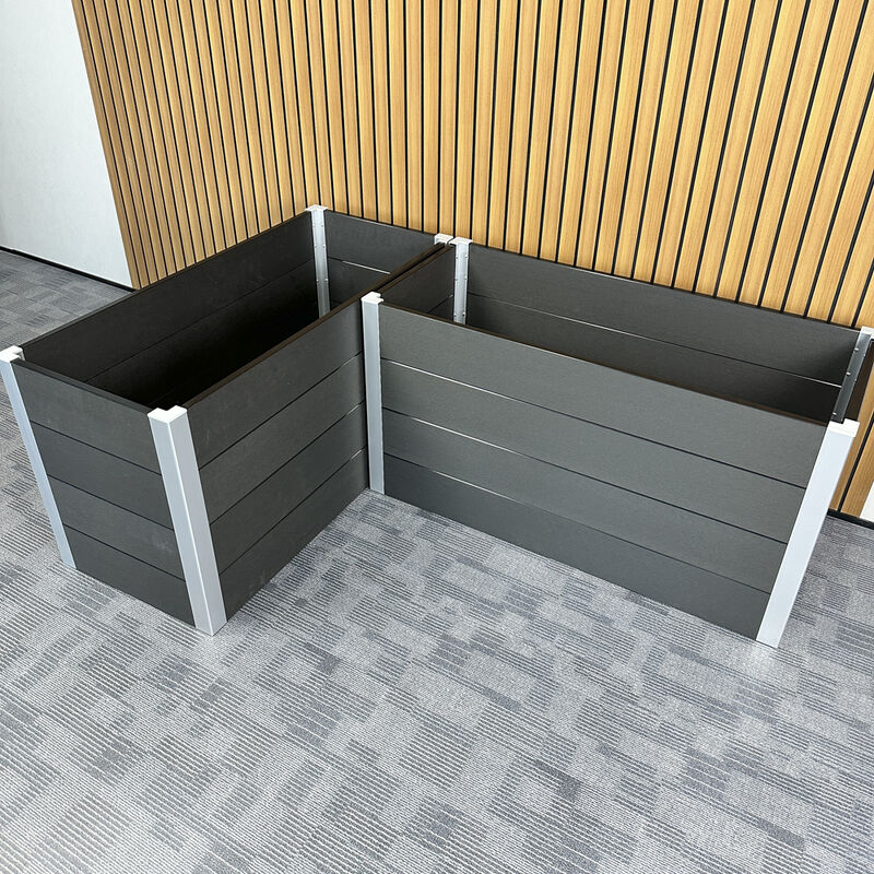 裏庭での植栽に適した、防水・難燃性の環境に優しい素材を使用した屋外用レイズドガーデンベッドプランターボックス