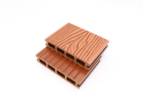 防水木製の床3Dの浮彫りになる質WPCのDeckingの合成のデッキの床