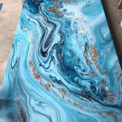 1220x2440ポリ塩化ビニールの模造大理石シート防水代わりとなる板壁シート