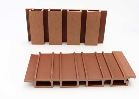 屋外の壁の装飾外部WPCの壁パネル219mmx26mmの壁のクラッディング