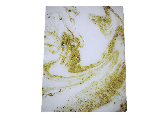 高い光沢のある1220x2440mm 3mmポリ塩化ビニールの壁パネル ポリ塩化ビニールの大理石の紫外線シート