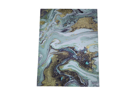 高い光沢のある1220x2440mm 3mmポリ塩化ビニールの壁パネル ポリ塩化ビニールの大理石の紫外線シート
