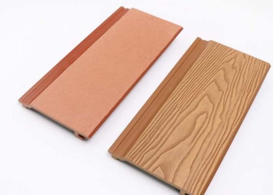 防水外部WPCの壁パネル219x26mm WPCの外壁のパネルの壁のクラッディング