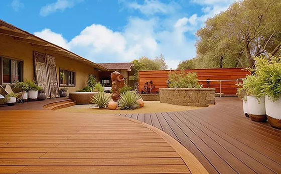 140x25mmの庭のための合成のデッキ ボードの木製のプラスチック合成のDecking