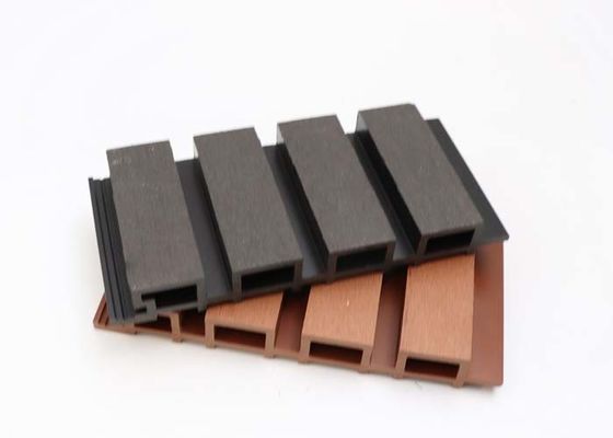 木製のプラスチック合成の外壁のパネルCoはフルーティングを施されたWPCのクラッディング パネル突き出た
