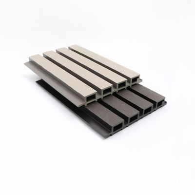 Coの放出屋外の159x10mm外部WPCの壁パネルのクラッディングの壁パネル
