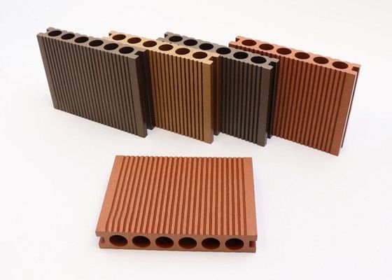 140x25mm Coの放出WPCのDeckingは木製のプラスチック合成のフロアーリングをリサイクルした