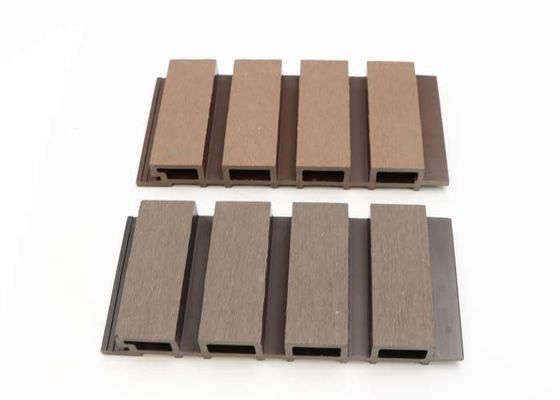 多数色のHDPE 219x26mm WPCの壁のクラッディングの外部の装飾材料