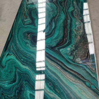 壁の装飾のためのポリ塩化ビニールの大理石シート紫外線大理石1220x2440 Mmを印刷する3D