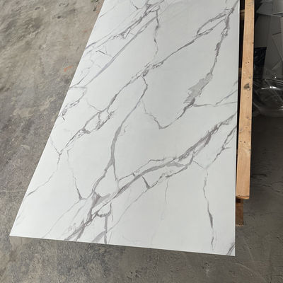 壁の装飾のためのポリ塩化ビニールの大理石シート紫外線大理石1220x2440 Mmを印刷する3D