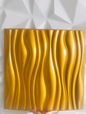 50x50cmの装飾的な3D壁パネルの家の内部のモダンなデザイン100%のポリ塩化ビニール