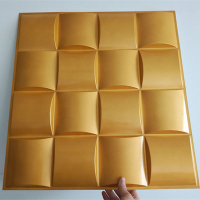 50x50cmの装飾的な3D壁パネルの家の内部のモダンなデザイン100%のポリ塩化ビニール