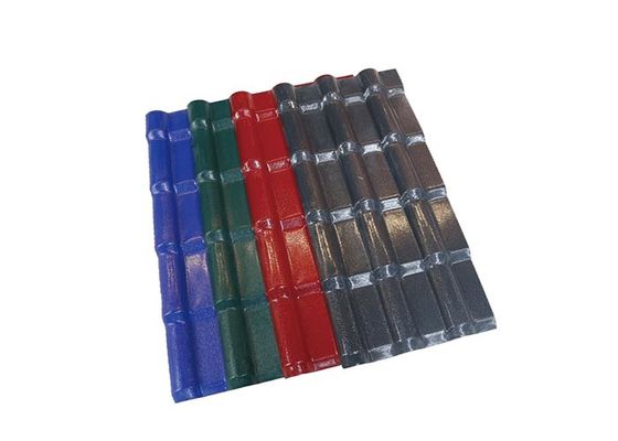 ASAの合成樹脂ポリ塩化ビニールの屋根瓦はUPVCのプラスチック屋根を付けるシートを波形を付けた