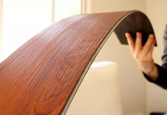 1220x180mmの石造りのプラスチック中心の人工的なかちりと言う音に床を張る木製の質のビニールの板SPC