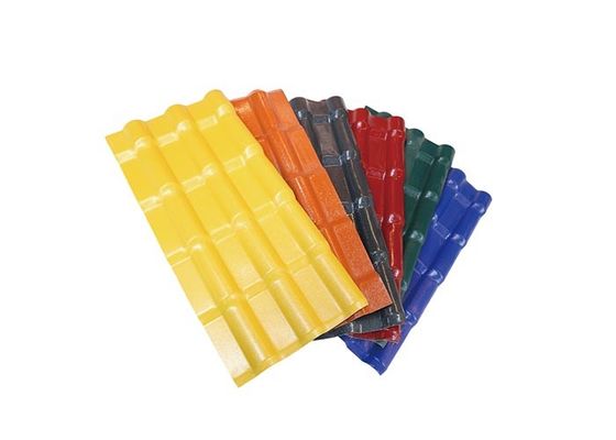 ASA APVC UPVCポリ塩化ビニールの屋根瓦はプラスチック屋根を付けるシートを波形を付けた
