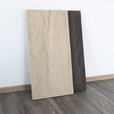 厚い平板PUの壁の装飾120 * 60cmのために取付けること容易な石造りのパネルののど3cm