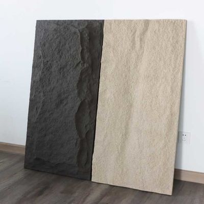 ポリウレタンPUの石造りのパネルの壁ののどのライト級選手120 * 60cm