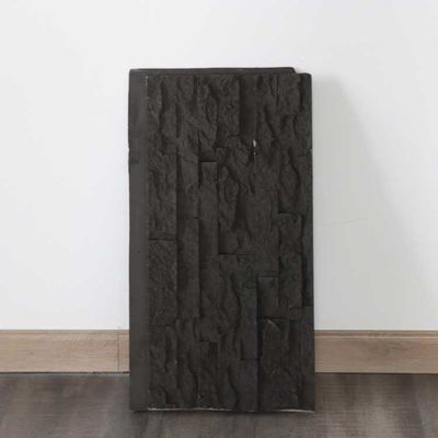 家の装飾PUの文化的な石のパネルのダーク グレーのシミュレーション ポリウレタン120 * 60cm