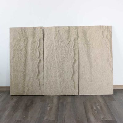 石の質感のクラッディング壁パネル 1.2m の軽量泡 Pu 文化のど