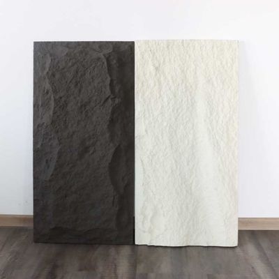 石の質感のクラッディング壁パネル 1.2m の軽量泡 Pu 文化のど