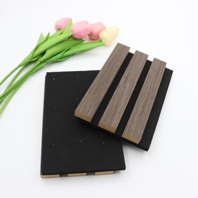 ベニヤ防音の注文の音響壁パネル ボード 100% ポリエステル + MDF