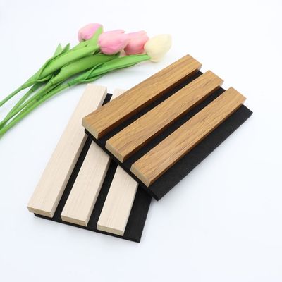 ベニヤ防音の注文の音響壁パネル ボード 100% ポリエステル + MDF