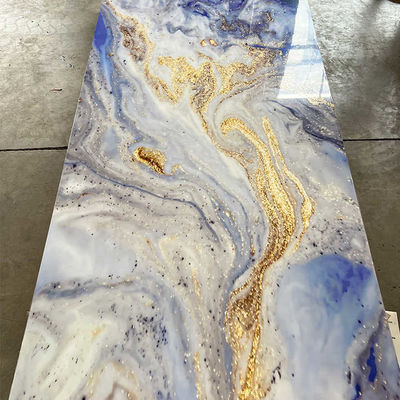 1220x2800mm インテリア装飾用PVCマーブルシート