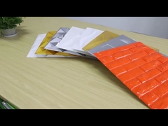 ポリ塩化ビニールの樹脂の防水家の壁のための装飾的な3D内壁のパネル